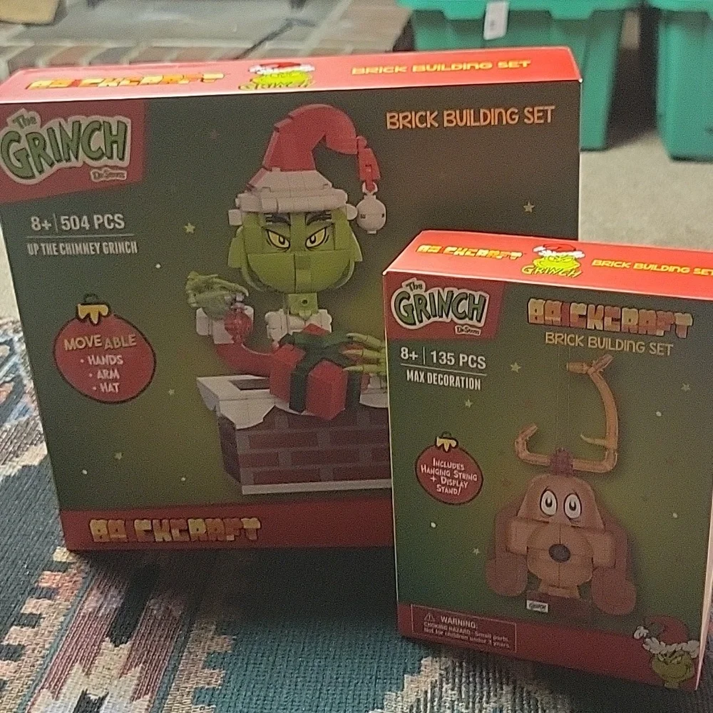 Grinch brickcraft set